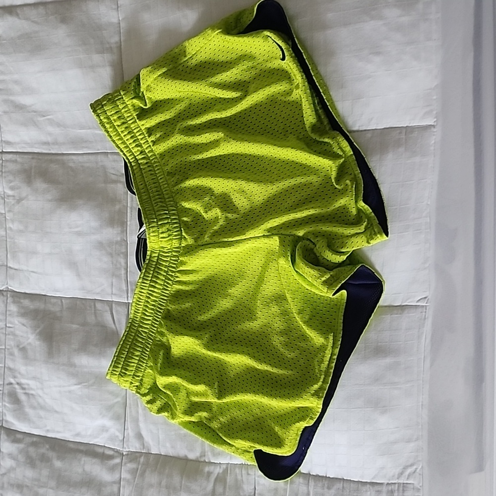 Nike Mesh Shorts Lime Green